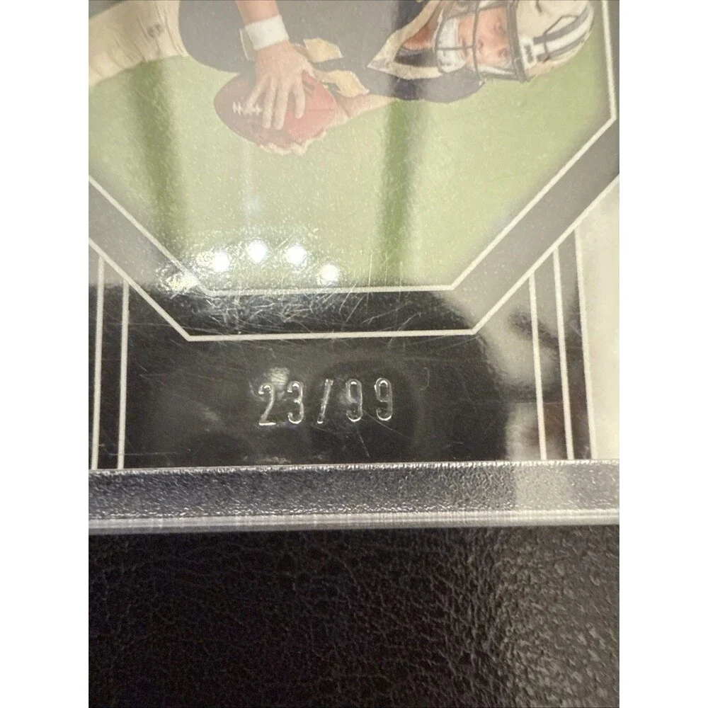 2024 Obsidian Spencer Rattler Rookie Patch Auto /99 RMI-SRR